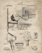 8748.Decoration Poster.Home room interior wall art print.Patent.Mask.Doctor - £12.67 GBP+