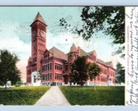 High School Building Spokane Washington WA 1907 UDB Postcard Q8 - $3.91
