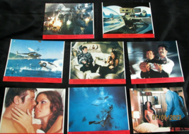 Roger Moore As James Bond 007 (The Spy Who Loved Me) 1977 Movie Color Photo Set - £155.69 GBP