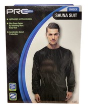 Unisex 2-PIECE Sauna Suit Lightweight Accelerates Sweat By Pro Strength L/XL - £2.78 GBP