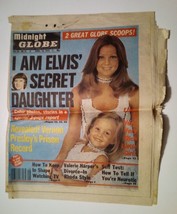 Midnight Globe Tabloid April 18, 1978 Elvis Presley Secret Daughter - £11.94 GBP