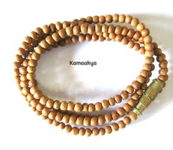 Bois de santal Mala Chandan Mala religieux hindou Mala 100 % naturel vrai mala - £11.07 GBP