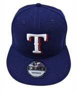 Texas Rangers Authentic New Era 9FIFTY Black Snapback Baseball Cap - $665.05 MXN