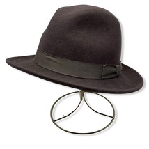 New York Hat Company Brown Wool Felt Hat Medium - £20.69 GBP