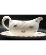 Royal Staffordshire Clarice Cliff China Gravy Boat with Saucer Vintage E... - £24.77 GBP