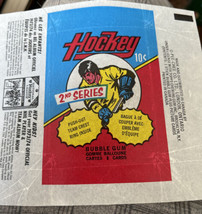 1973-74 O-Pee-Chee OPC 2nd Series Wrapper Hockey - £59.26 GBP