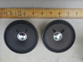 24LL27 PAIR OF SPEAKERS, 7D93, 8 OHM 5 WATT, 3-9/16&quot; X 1-1/8&quot; OVERALL, VGC - £5.97 GBP