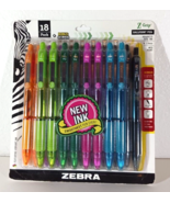ZEBRA PEN Z-Grip Retractable Ballpoint 1.0 mm-Asst. Colors-18 Pk. + Bonus - $11.39