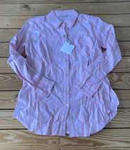 Susan graver NWOT Women’s Easy Linen blend cross dyed tunic size XS pink A2 - £17.98 GBP