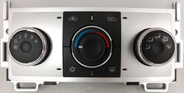 Chevy Malibu 08+ manual heat and AC air climate control unit. Silver. Br... - $42.20