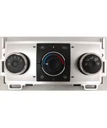 Chevy Malibu 08+ manual heat and AC air climate control unit. Silver. Br... - $42.20