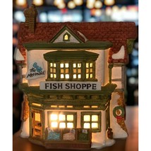 Dept 56 Dickens Village The Mermaid Fish Shoppe Merchant Shops Christmas #59269 - £28.08 GBP
