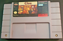Clue (Super Nintendo Entertainment System SNES, 1992) Cart Only - Tested - $15.10