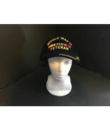 BLACK PADDED SATIN STITCH WORLD WAR II VETERAN PROUDLY SERVED STRAPBACK ... - €11,62 EUR