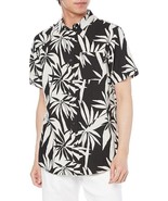 RIP CURL Men&#39;s Barrel Killa Short Sleeve Shirt 100% Cotton Size XXL Black - $32.66