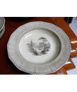 John Ridgeway c1840s Doria Pattern Stone Antique 3 Soup Plates 10 1/4&quot; [... - $1,511.16 MXN