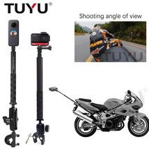 Tuyu Motorcycle Camera Holder Handlebar Mount Bracket for Gopro Dji &amp; In... - $10.39+