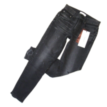 NWT Moussy Vintage Velma Skinny in Black Distressed Stretch Jeans 25 $325 - £116.81 GBP