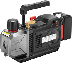 Cordless Lithium-Ion Dual Stage HVAC Vacuum Pump, Sparkless Motor for R3... - $202.83