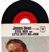 Jimmy Dean. Steel Men and Little Bitty Big John. 45 rpm record - £11.67 GBP