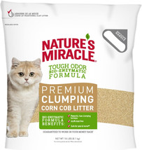 Natures Miracle Premium Clumping Corn Cob Litter for Cats 18 lb Natures Miracle  - £44.05 GBP