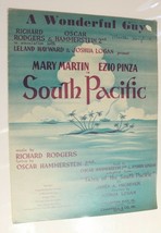 A Wonderful Guy Vintage Sheet music 1949 South Pacific Mary Martin - £3.11 GBP