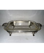 VINTAGE ROYAL ROCHESTER STUDIOS FRAUNFELTER Footed Stand W/ PYREX CG 145... - £32.17 GBP