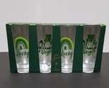 NEW Set of 4 St. Patrick&#39;s Day Glass Shot Glasses - $16.99
