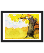 Calvin and Hobbes Resting on a Tree Poster - £35.94 GBP+