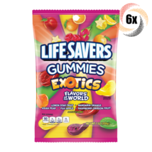 6x Bags Lifesavers Gummies Exotics Assorted Flavor Candy 7oz | Fast Shipping! - $26.99