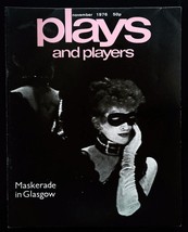 Plays And Players Magazine November 1976 mbox1427 Maskerade In Glasgow - £4.93 GBP