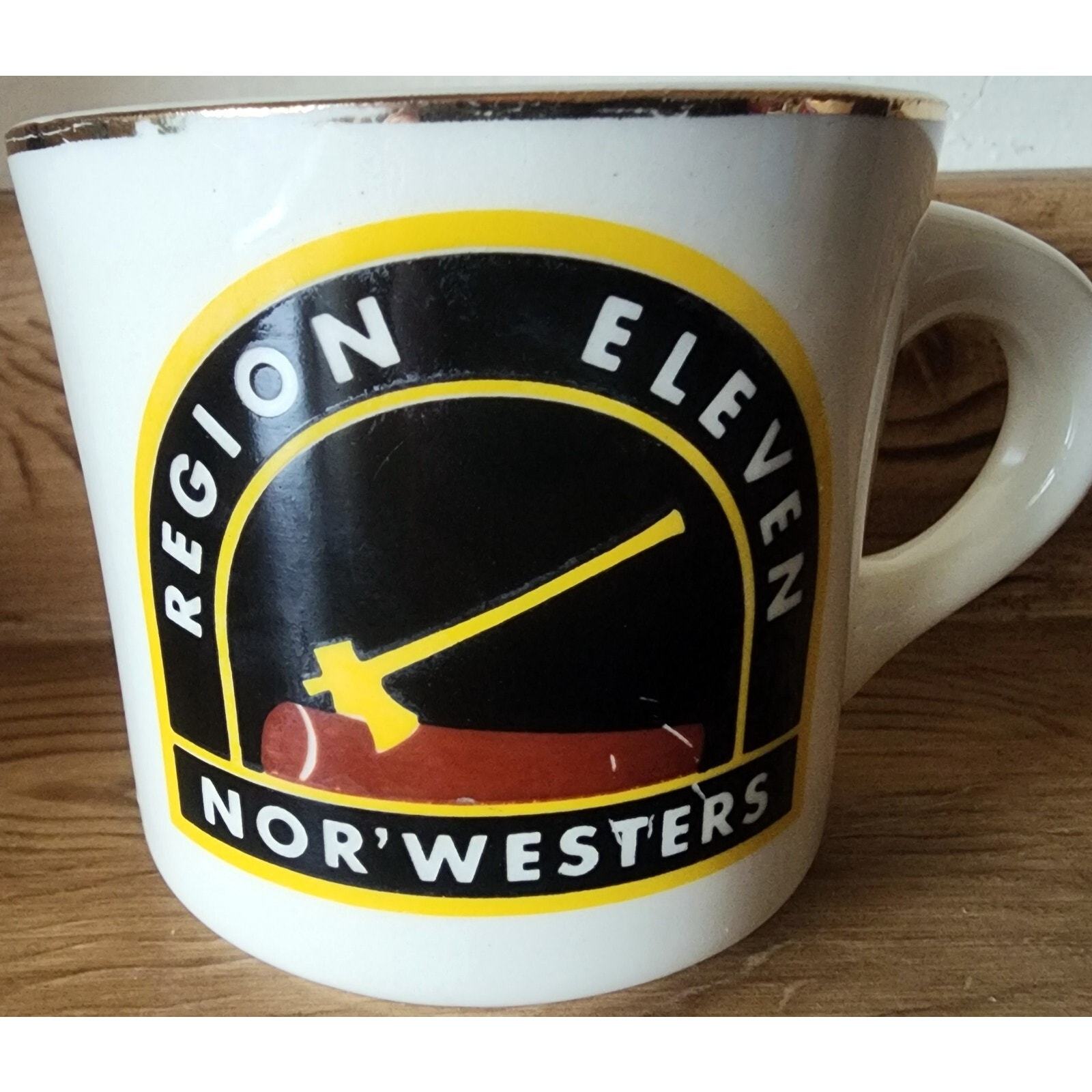 Vintage Boy Scouts of America Region Eleven Nor&#39;Westers Mug Cup BSA - $9.47