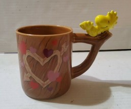 Peanuts Woodstock Tree Heart Teleflora Coffee Cup Tea Mug Valentines Lov... - $16.70