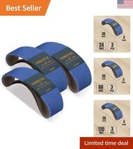 Self-Sharpening Zirconia Sanding Belts - Long-Term Performance Guarantee - $62.71