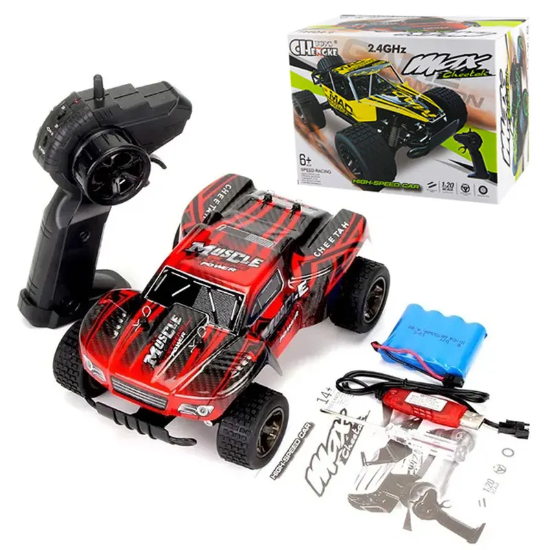 1：20 Rc Car Monster Truck High Speed Off Road Drift Radio Controlled Buggy Fast - £34.08 GBP+