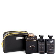 Bvlgari Man In Black 3.4 Oz Eau De Parfum Spray Gift Set image 2