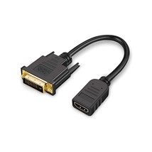 DVI to HDMI Cable 0.5ft Short , CableCreation Bi-Directional HDMI Female to DVI- - £13.36 GBP