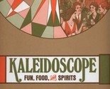 Kaleidoscope Restaurant Menu Pittsburgh Pennsylvania 1978  Fun Food &amp; Sp... - £32.67 GBP