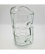 Vintage Anchor Hocking Pitcher Glass Squares Tartan Beverage Mid Century... - £18.79 GBP