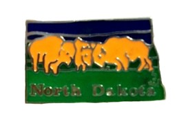 North Dakota State Outline Hat Tac or Lapel Pin - £4.91 GBP