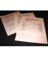 1994 Movie THE PAGEMASTER Press Kit Production Notes Christopher Lloyd - £9.42 GBP