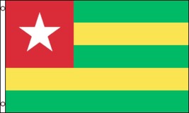 FlagsImp Togo Poly 2x3ft Flag, Multi - $4.44