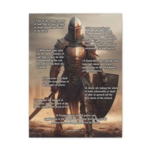  Armour of God Ephesians 6:11-18 Standing Warrior Christian Wall - £59.79 GBP+