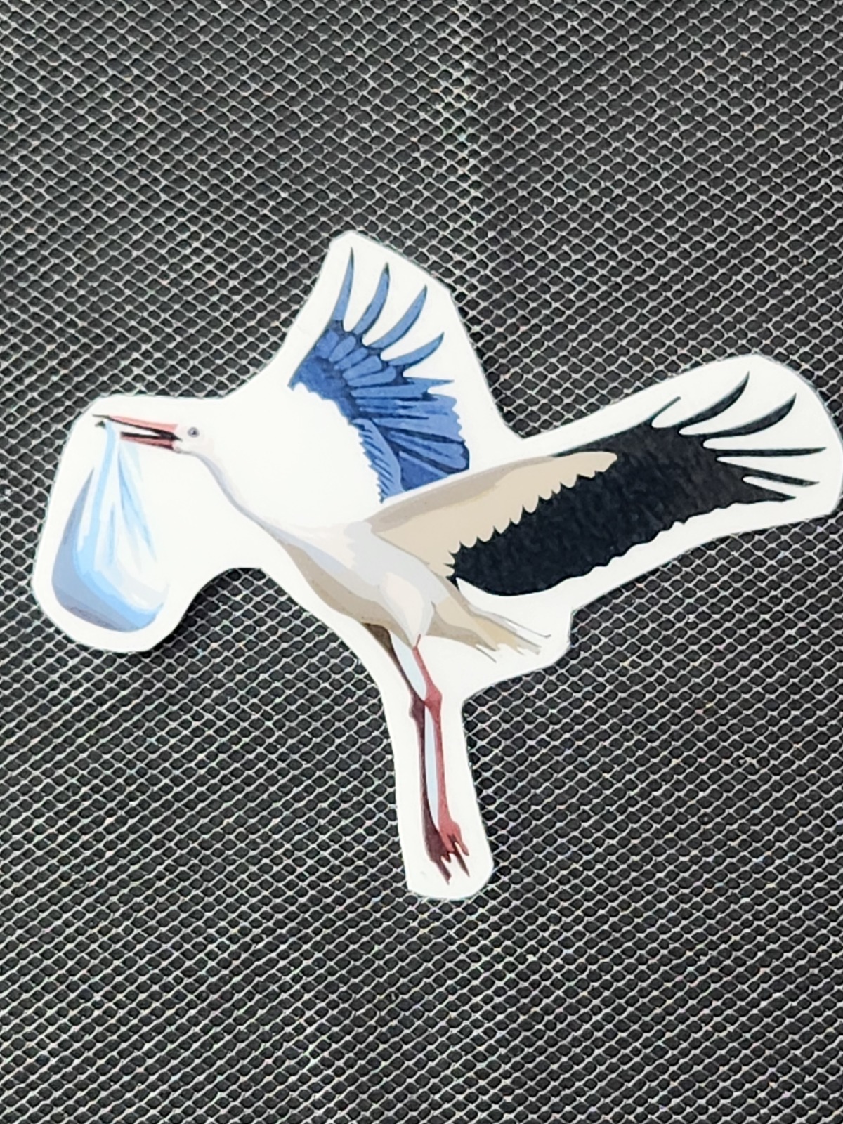 Stork Baby Delivery Sticker - $1.65