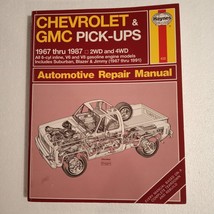 Haynes Chevrolet &amp;GMC Pick-Ups Jimmy 1967-1987 Repair Manual Book 2WD-4WD  Nice. - £12.96 GBP