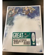 Great Papers holiday Letterhead Angels 100 Count NOS - €21,29 EUR