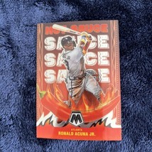 2022 Panini Mosaic #HS-4 Ronald Acuna Jr. Hot Sauce / atlanta braves bas... - $6.93