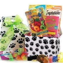 The Cat&#39;s Meow: Pet Cat Gift Basket - $175.39 CAD