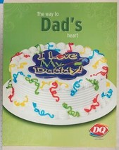 Dairy Queen Poster Dad&#39;s Heart Father&#39;s Day 22x28 dq2 - £11.59 GBP