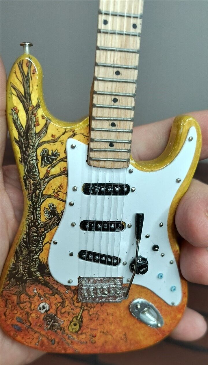 DAVID LOZEAU - Tree of Life Fender Strat 1:4 Scale Replica Guitar ~Axe Heaven